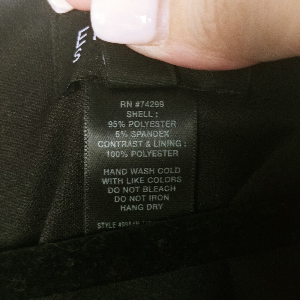 Enfocus little black dress w lace side panels - Picture 5 of 6